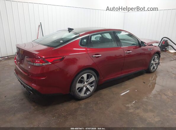 5XXGT4L34KG292823 2019 KIA OPTIMA Red Trasero derecho