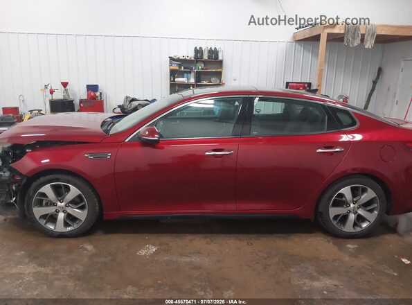 5XXGT4L34KG292823 2019 KIA OPTIMA Red 