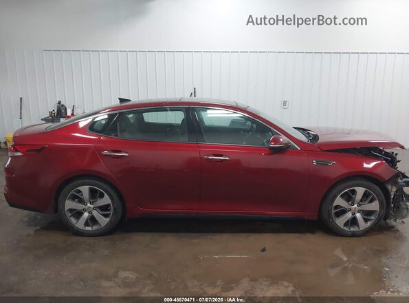 5XXGT4L34KG292823 2019 KIA OPTIMA Red Vista interior de 360 grados