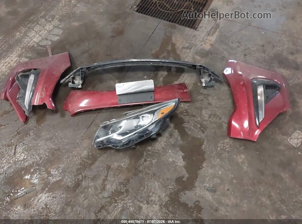 5XXGT4L34KG292823 2019 KIA OPTIMA Red Vista del cuadro de instrumentos