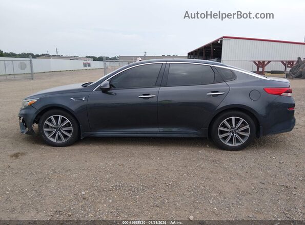 5XXGT4L34KG311113 2019 KIA OPTIMA Gray 