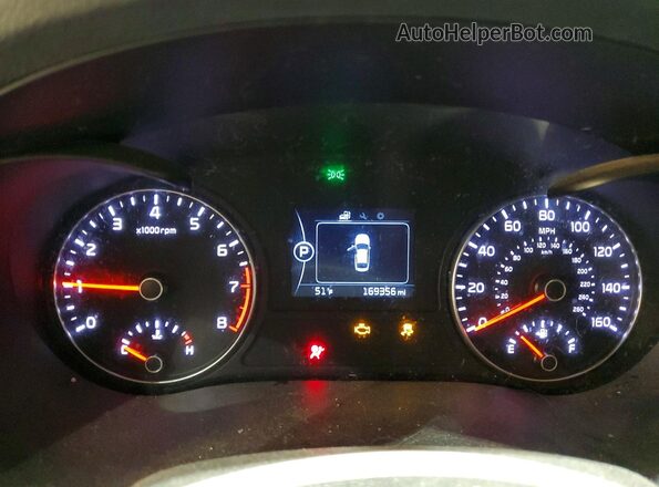 5XXGT4L35GG014715 2016 KIA OPTIMA Tan Вид щитка приладів