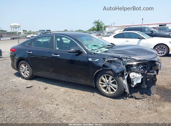 5XXGT4L35GG034687 2016 KIA OPTIMA Black უკანა სალონის ხედი