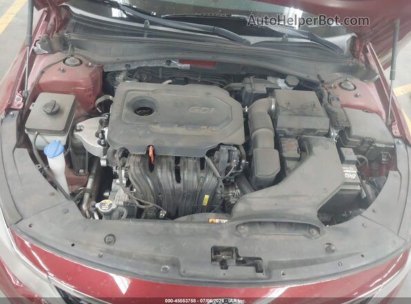 5XXGT4L35KG301402 2019 KIA OPTIMA Red Widok z tyłu