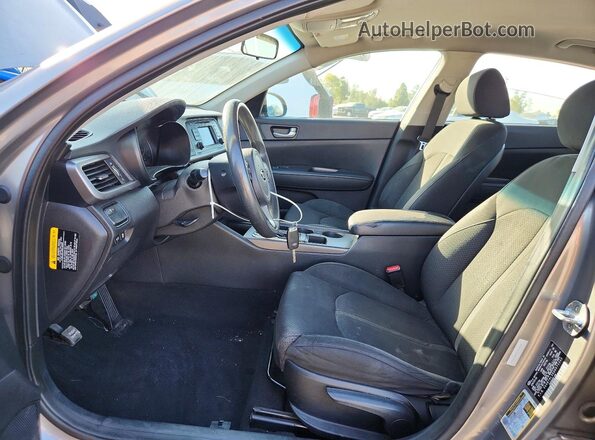 5XXGT4L36GG072333 2016 KIA OPTIMA Серебряный Вид салона спереди