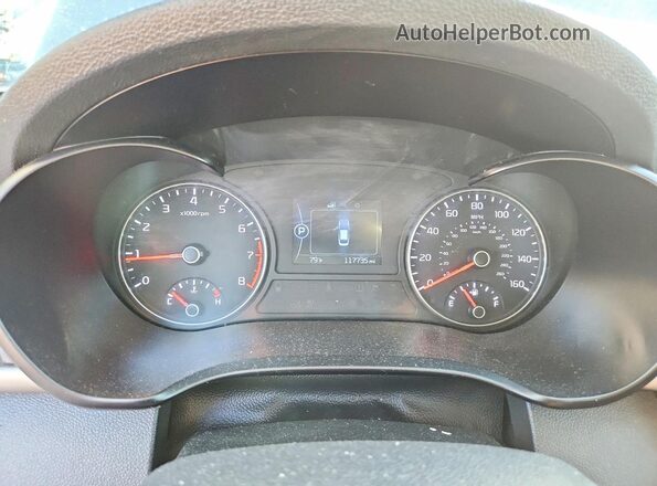 5XXGT4L36GG072333 2016 KIA OPTIMA Серебряный Вид щитка приборов