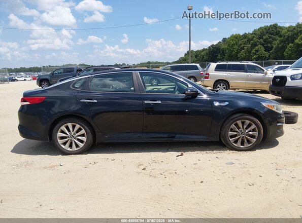 5XXGT4L36GG075166 2016 KIA OPTIMA Black უკანა სალონის ხედი
