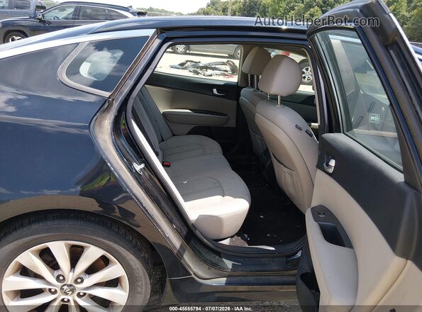 5XXGT4L36GG075166 2016 KIA OPTIMA Black VIN კოდის სტიკერის ხედი