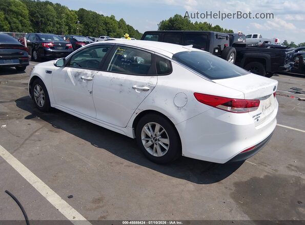 5XXGT4L36JG231195 2018 KIA OPTIMA White Задня ліва чверть