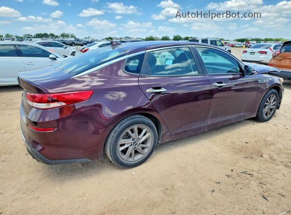 5XXGT4L36LG383237 2020 KIA OPTIMA Бордовый Задняя правая четверть