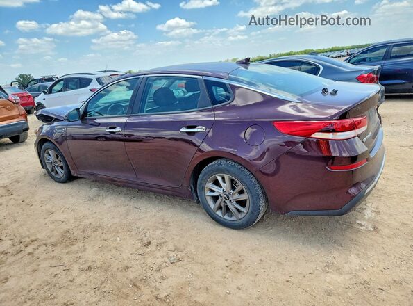 5XXGT4L36LG383237 2020 KIA OPTIMA Бордовый Задняя левая четверть