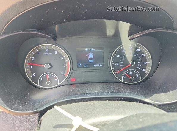 5XXGT4L36LG383237 2020 KIA OPTIMA Бордовый Вид щитка приборов