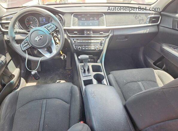 5XXGT4L36LG383237 2020 KIA OPTIMA Бордовый Вид панели приборов