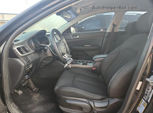 5XXGT4L36LG400019 2020 KIA OPTIMA Black Front interior view