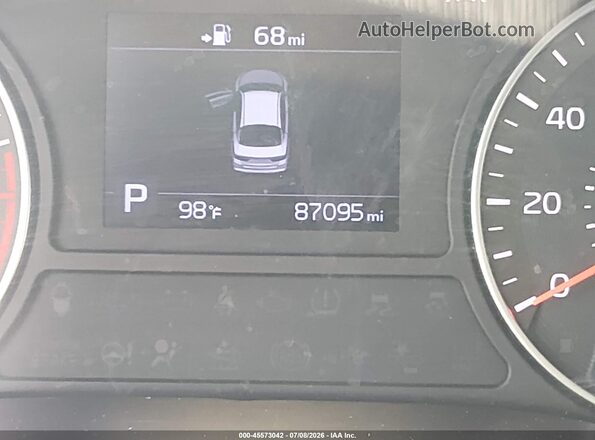5XXGT4L36LG437930 2020 KIA OPTIMA Burgundy Widok wnętrza 360 stopni