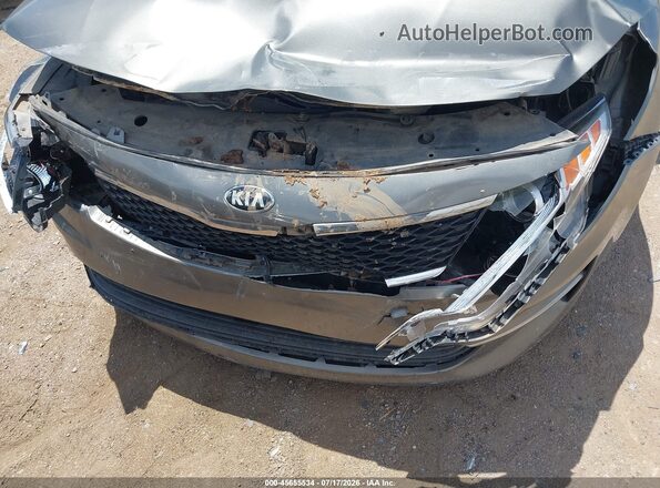 5XXGT4L37GG033010 2016 KIA OPTIMA Gray ხელსაწყოთა პანელის ხედი