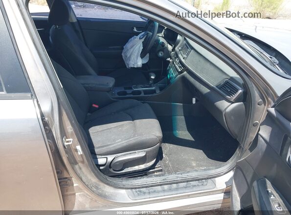 5XXGT4L37GG033010 2016 KIA OPTIMA Gray წინა სალონის ხედი