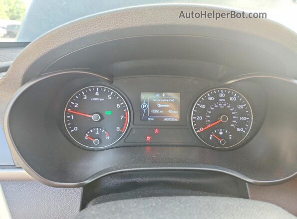 5XXGT4L37GG052267 2016 KIA OPTIMA Black Instrument cluster view