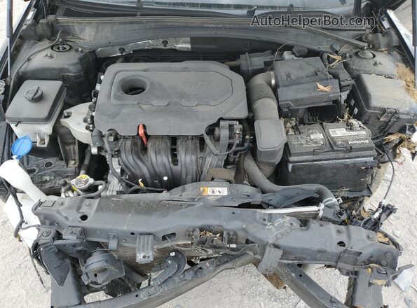 5XXGT4L37KG340234 2019 KIA OPTIMA Black Вид задньої частини салону