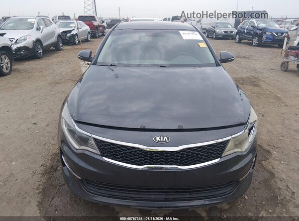 5XXGT4L38HG159507 2017 KIA OPTIMA Gray Вид щитка приладів