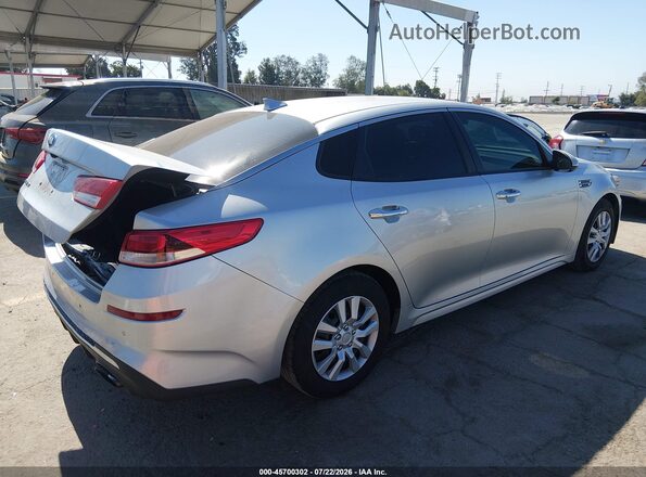 5XXGT4L38KG349301 2019 KIA OPTIMA Silver უკანა მარჯვენა