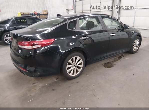 5XXGT4L39GG003524 2016 KIA OPTIMA Black Tył prawy