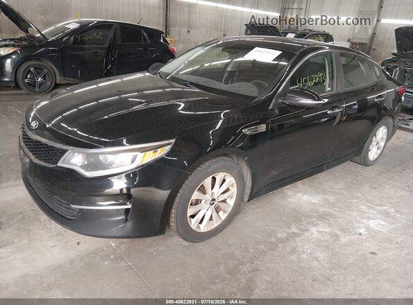 5XXGT4L39GG003524 2016 KIA OPTIMA Black Przód lewy
