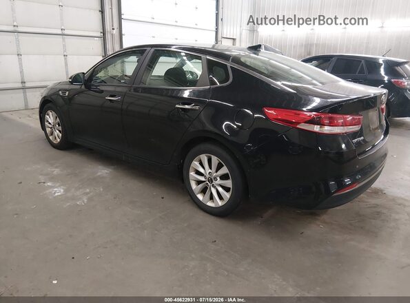 5XXGT4L39GG003524 2016 KIA OPTIMA Black Tył lewy