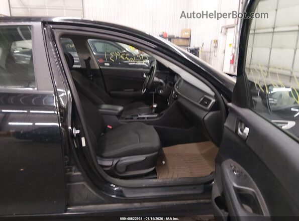 5XXGT4L39GG003524 2016 KIA OPTIMA Black Widok wnętrza z przodu