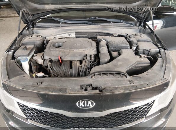 5XXGT4L39GG003524 2016 KIA OPTIMA Black Widok z tyłu