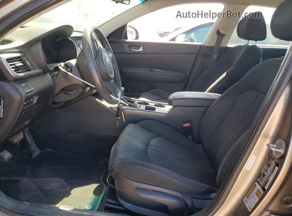 5XXGT4L39GG026169 2016 KIA OPTIMA Серый Вид салона спереди