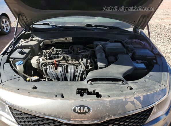 5XXGT4L39GG026169 2016 KIA OPTIMA Серый Вид задней части салона