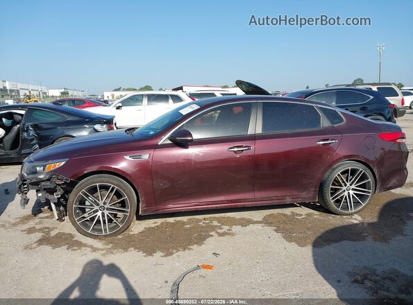 5XXGT4L39GG053422 2016 KIA OPTIMA Maroon Widok wnętrza 360 stopni