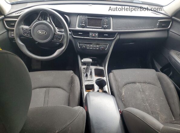 5XXGT4L39GG066493 2016 KIA OPTIMA Black Vista del salpicadero