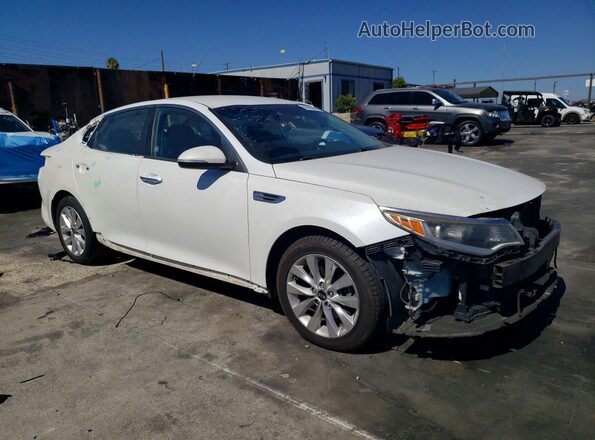 5XXGT4L39GG067465 2016 KIA OPTIMA White Передня права чверть