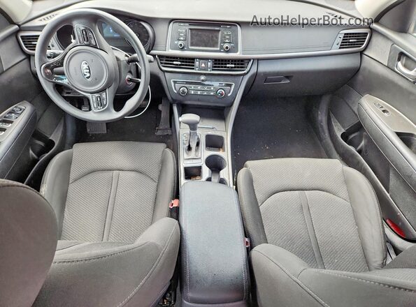 5XXGT4L39GG088252 2016 KIA OPTIMA Серебряный Вид панели приборов