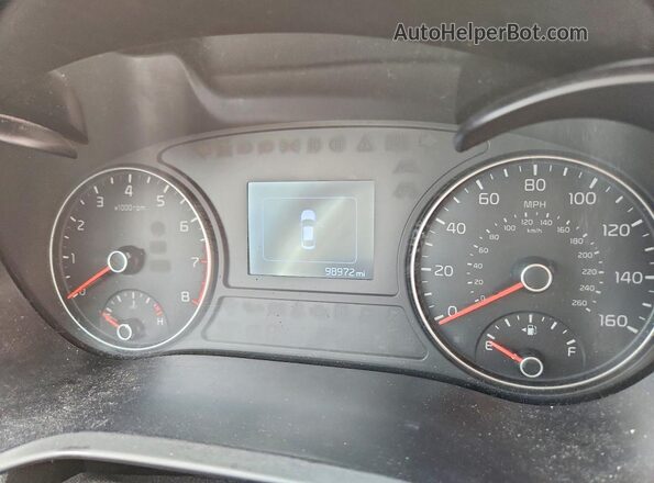 5XXGT4L39GG088252 2016 KIA OPTIMA Серебряный Вид щитка приборов