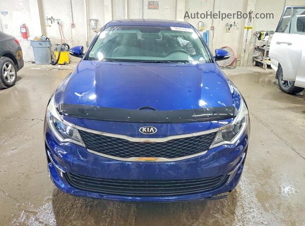 5XXGT4L39GG113666 2016 KIA OPTIMA Blue Vista frontal