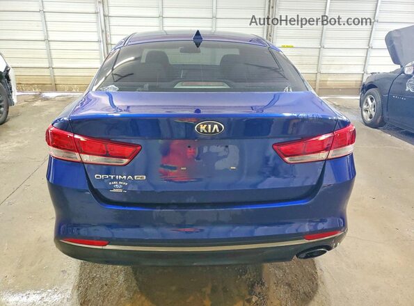 5XXGT4L39GG113666 2016 KIA OPTIMA Blue Vista trasera
