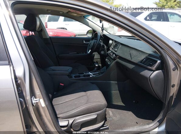 5XXGT4L39GG114896 2016 KIA OPTIMA Gray Widok wnętrza z przodu