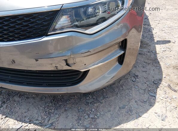 5XXGT4L39GG114896 2016 KIA OPTIMA Gray Widok z przodu