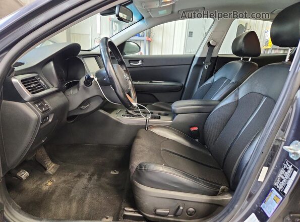 5XXGT4L39KG324410 2019 KIA OPTIMA Gray Вид салону спереду