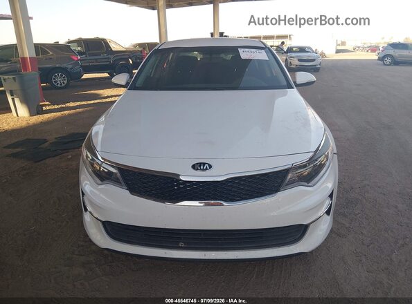 5XXGT4L3XGG047547 2016 KIA OPTIMA White Rear interior view