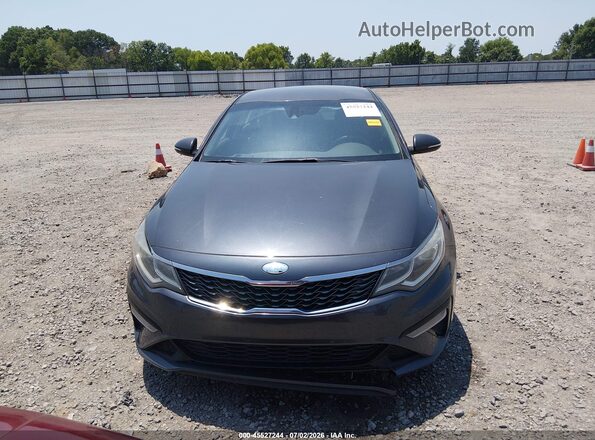5XXGT4L3XKG282989 2019 KIA OPTIMA Gray Widok zestawu wskaźników