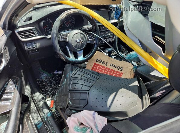 5XXGU4L16KG344187 2019 KIA OPTIMA Silver წინა პანელის ხედი