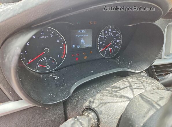 5XXGU4L16KG344187 2019 KIA OPTIMA Silver ხელსაწყოთა პანელის ხედი