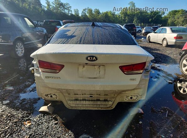 5XXGU4L1XKG366709 2019 KIA OPTIMA White უკანა ხედი