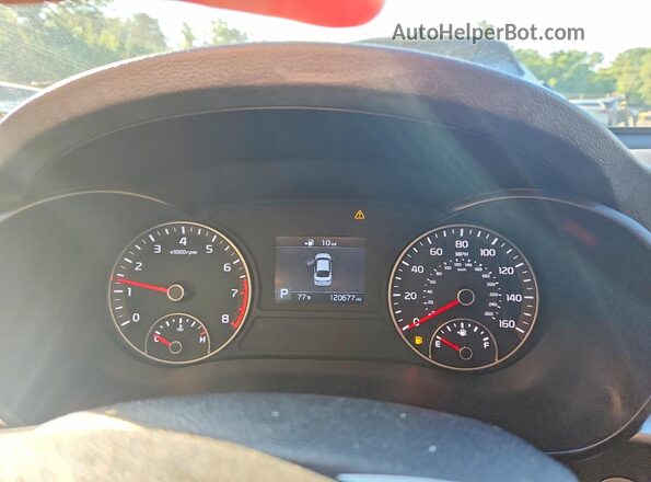 5XXGU4L1XKG366709 2019 KIA OPTIMA White ხელსაწყოთა პანელის ხედი