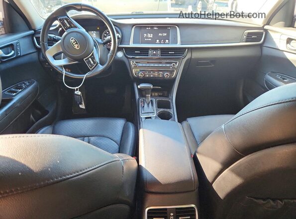5XXGU4L1XKG366709 2019 KIA OPTIMA White წინა პანელის ხედი