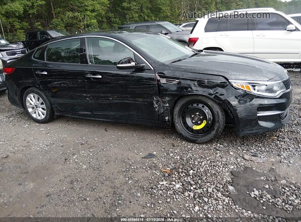 5XXGU4L30JG226989 2018 KIA OPTIMA Черный Вид спереди